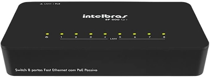 Switch Fast Ethernet 8 Portas 1