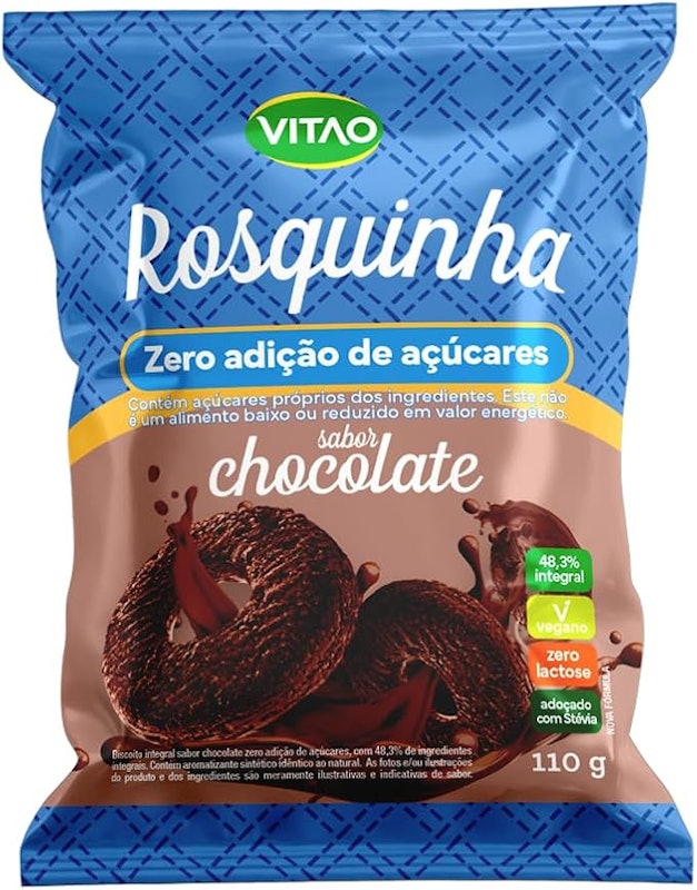 Rosquinhas Chocolate Integral Zero Açúcar 1