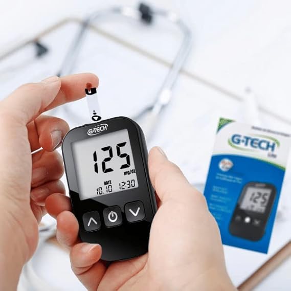 Medidor de Glicose G-Tech Lite (com Kit de 10 Tiras e 10 Lancetas) 4