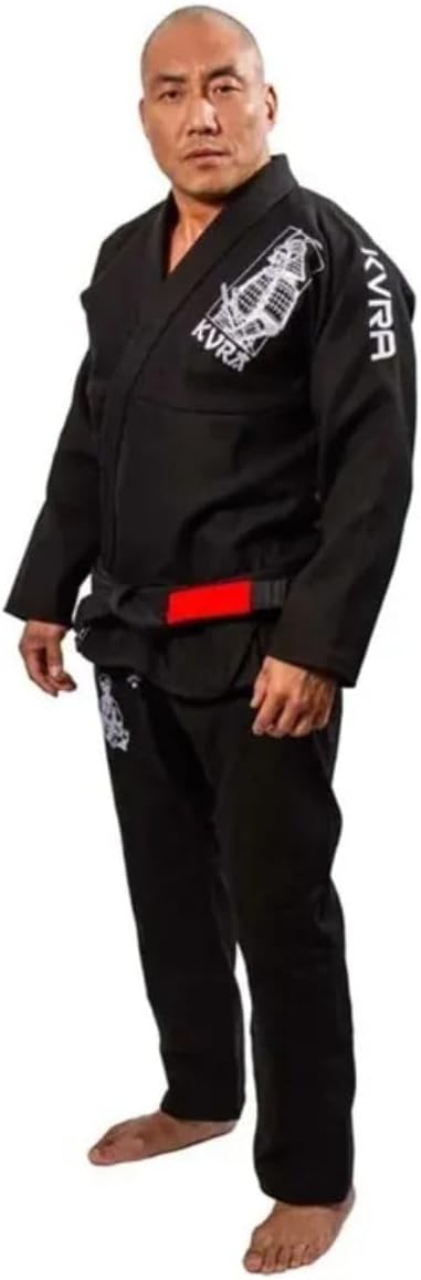 Kimono de Jiu-Jitsu KVRA Samurai Preto 2