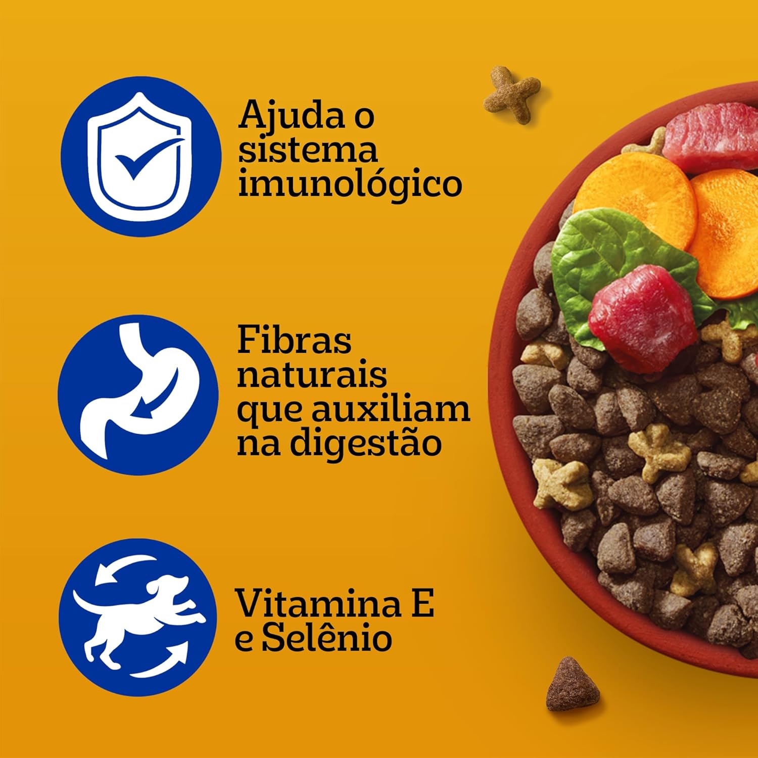 PEDIGREE Ração Seca Adulto Raças Pequenas Sabor Carne e Vegetais 2