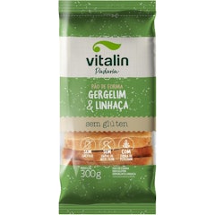 Pão de Forma Gergelim e Linhaça sem Glúten sem Lactose