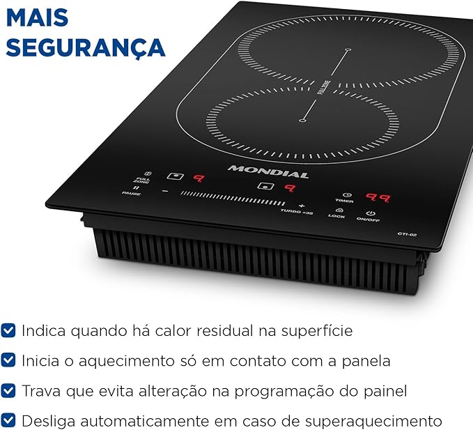 Cooktop por Indução 2 Bocas 5