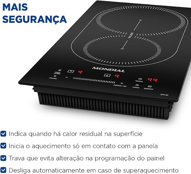 Cooktop por Indução 2 Bocas 5