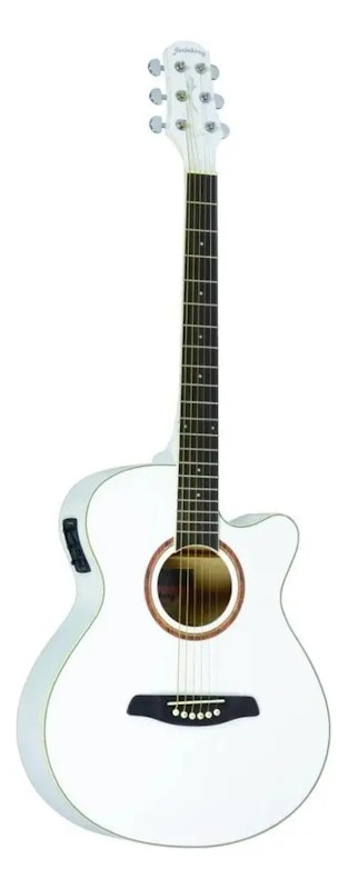 Violão Eletroacústico Aço Berlin WH Branco 1