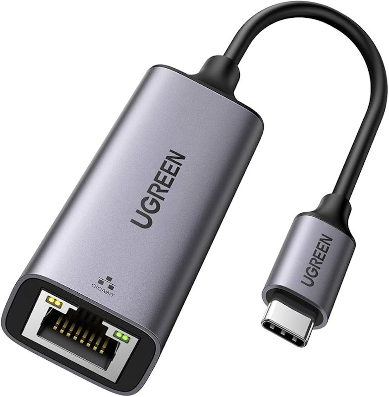 Adaptador USB Tipo-C Macho para RJ45 Ethernet 1000 Mbs 1