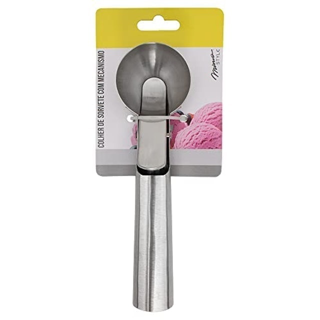 Colher de Sorvete Inox com Mecanismo 3