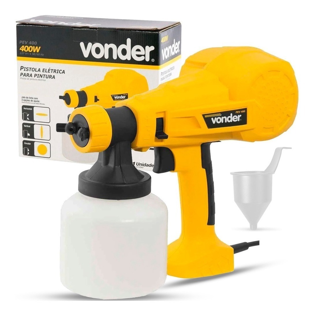 Pistola Elétrica para Pintura PEV 400 Vonder 4