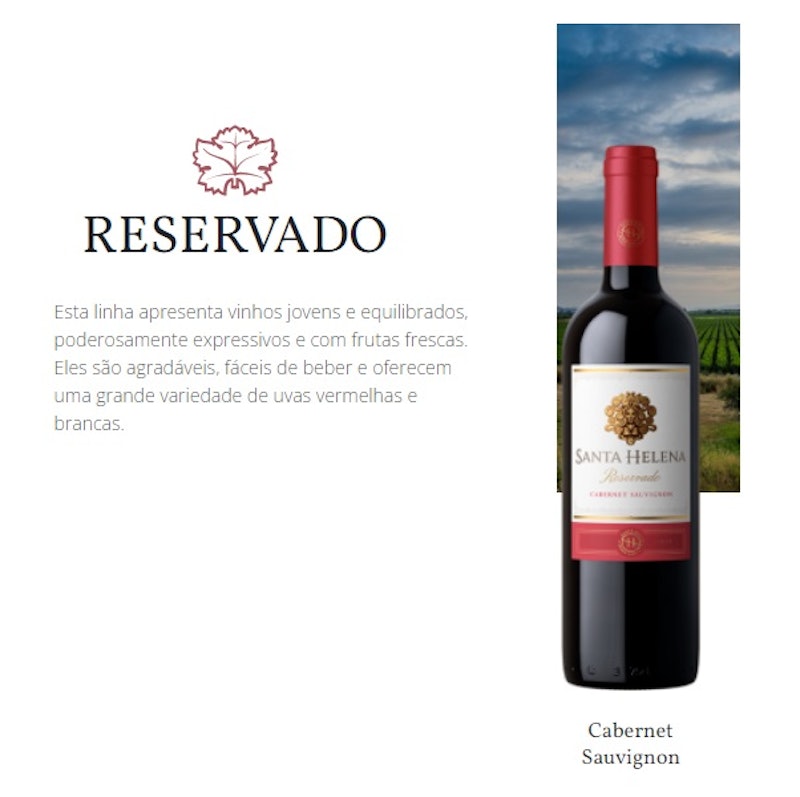 Vinho Reservado Cabernet Sauvignon 2