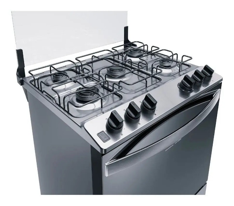 Fogão Brastemp 5 Bocas Cor Inox com Botões Removíveis e Exclusivo Aro Protetor 3