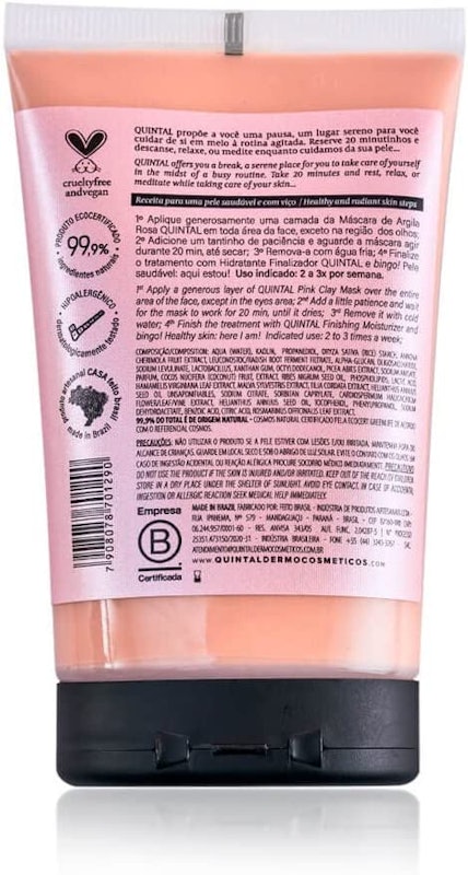 Máscara de Argila Rosa para Peles Ultrassensíveis 2