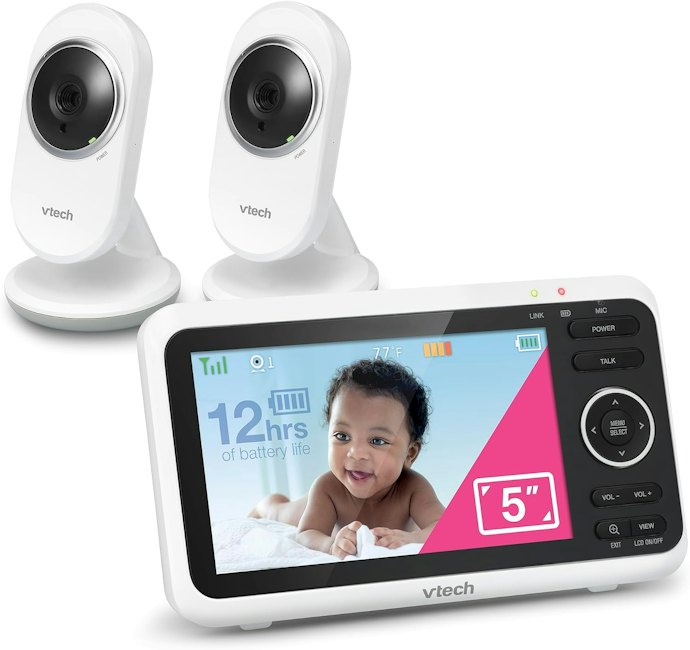 Para Monitorar os Dois Bebês ao Mesmo Tempo, Prefira Babá Eletrônica para Gêmeos, com 2 Câmeras