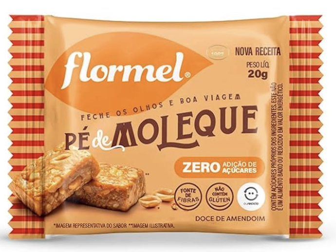 Restrições ao Açúcar? Escolha um Pé de Moleque Zero Açúcar com Seu Adoçante Preferido