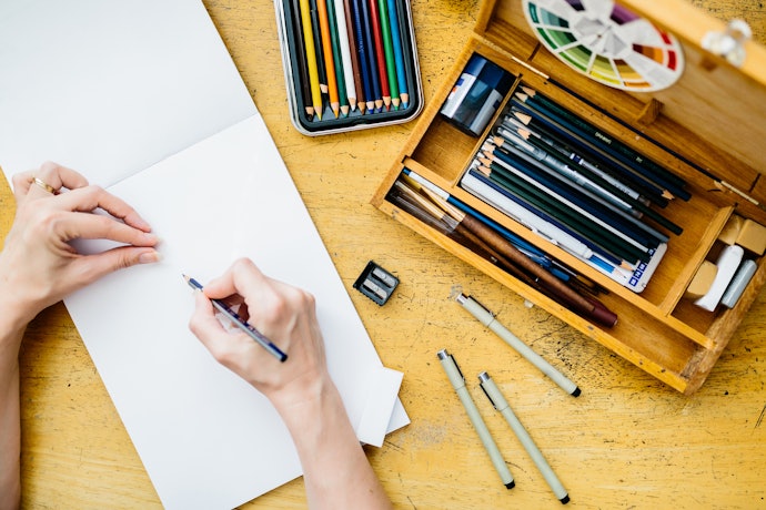 Verifique a Quantidade de Folhas do Bloco de Papel para Desenho
