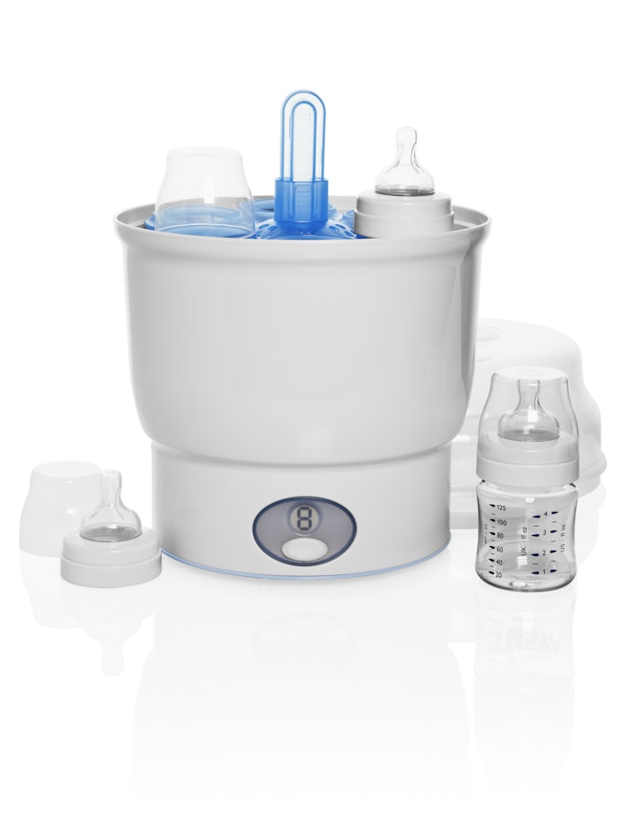 Opte por Aquecedores com Funções Extras, como o Esterilizador de Mamadeiras
