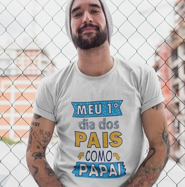 Para o 1º Dia dos Pais, Escolha Presentes Afetivos, como Camisetas com Frases