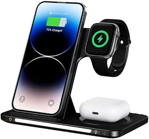 Quer Carregar o Celular, Fones e Smartwatch? Opte por um Carregador por Indução 3 em 1