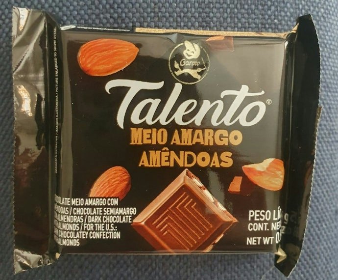 GAROTO Chocolate Talento Meio Amargo Amêndoas