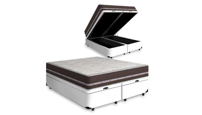 Mora em um Espaço Pequeno? Opte pela Cama Box Queen com Baú ou Gavetas