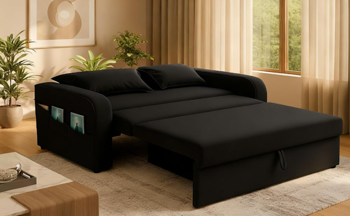 Se Quer uma Abertura Rápida sem Tirar o Sofá-Cama do Lugar, Prefira Modelo Retrátil