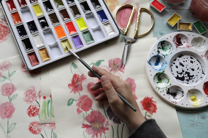 Kits de Aquarela com Pincel Incluso São Ótimos para Crianças Pintarem em Casa