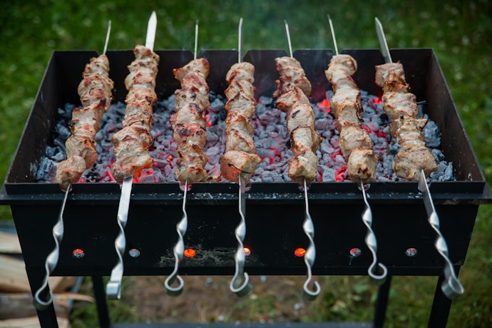 Para Assar Costelas e Peças Inteiras, Espetos para Churrasco com 80 cm de São Ótimos