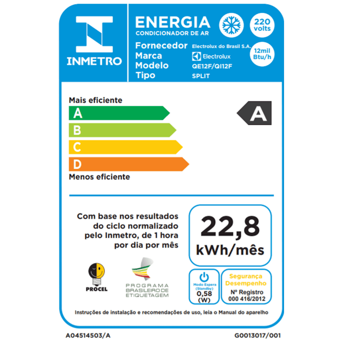 Se Economia É o Foco, Escolha Aparelho de Ar-Condicionado Inverter 12000 BTUs com Selo Procel A