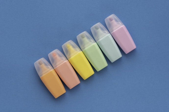 Kit de Marca-Texto com Diversas Cores Ajuda na Organização