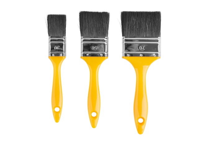 Observe as Polegadas da Trincha para Pintura para Escolher o Tamanho Adequado
