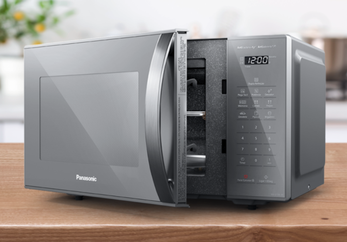 Micro-ondas Panasonic Inox, Preto ou Branco? Decida a Cor de Acordo com a Decoração
