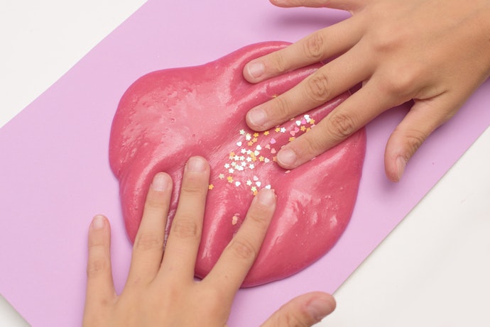 Selecione pela Textura entre Slime Fluffy, Crunchy e Gel