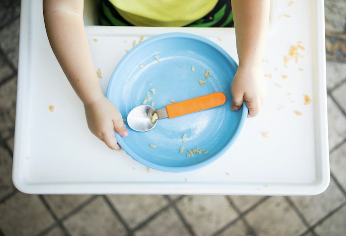 Considere o Tipo de Material do Prato para Introdução Alimentar