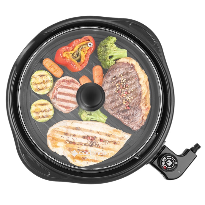 Grill Redondo: Versátil, Grelha, Assa e Cozinha os Alimentos