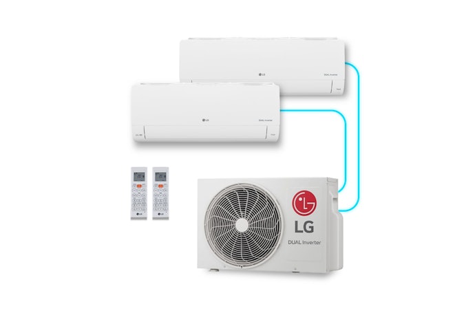 Quer Climatizar Vários Cômodos Sem Poluir a Fachada? Opte por Multi-Split / Bi-Split