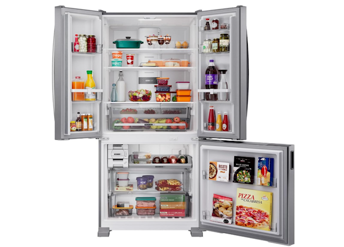 Se Precisa de Máximo Espaço Interno, Opte por uma Geladeira Inox de 3 Portas