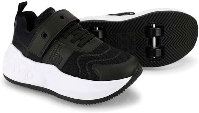 Para Fechar com Facilidade: Tênis de Rodinha Infantil com Velcro