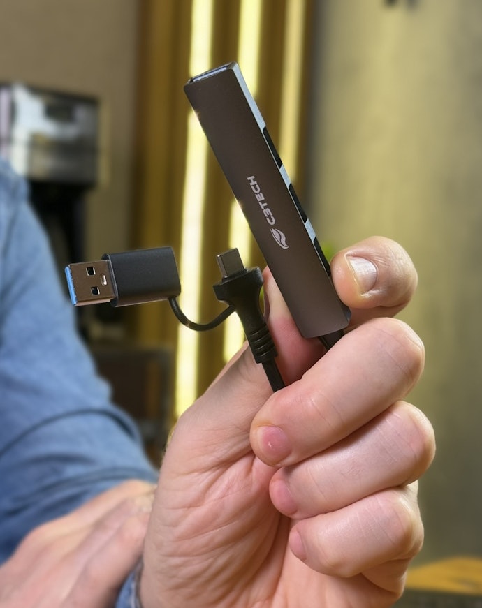 C3Tech, Hub USB-C 3.0 4 Portas, HU-C500GY