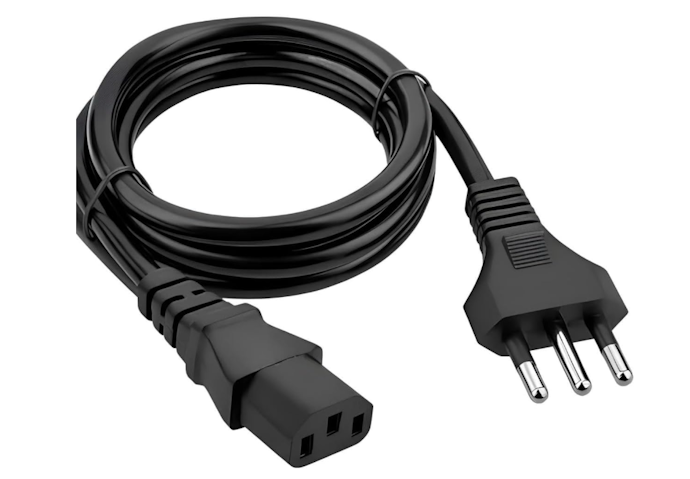 Para Eletrônicos Simples, como TVs, Opte por Cabo de Força de até 10 A