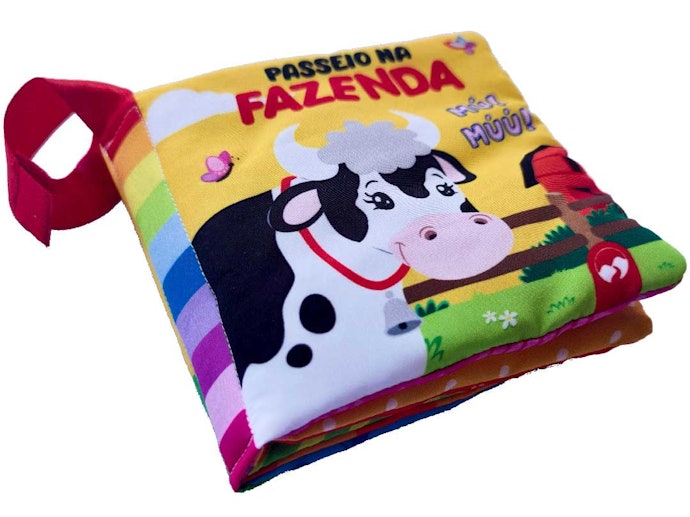 0 a 6 Meses: Os Livros de Pano Devem Ter Cores Fortes e Contrastantes