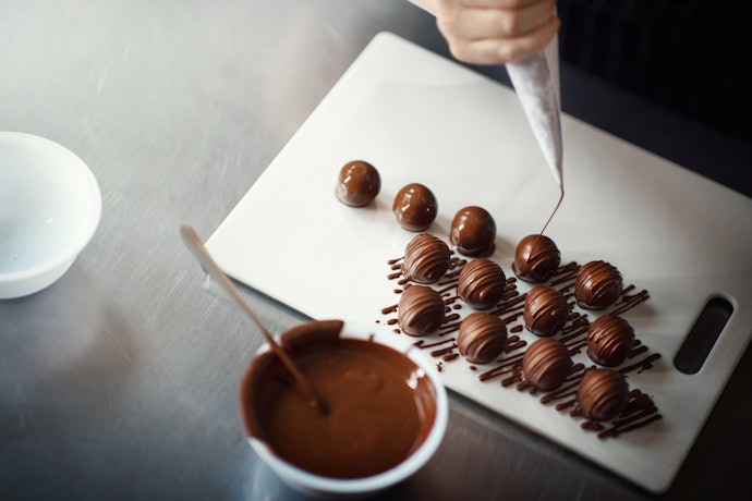 Para Casquinhas de Trufa e Ovo de Páscoa, Escolha um Chocolate Fracionado
