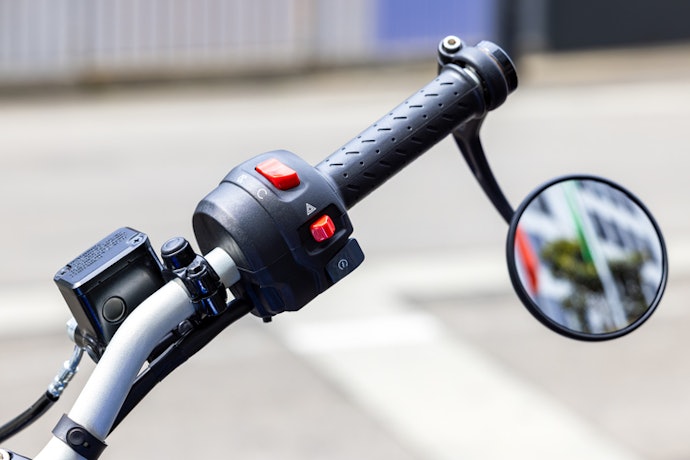 Para Trilhas: Retrovisor para Bicicleta Ajuste Fixo