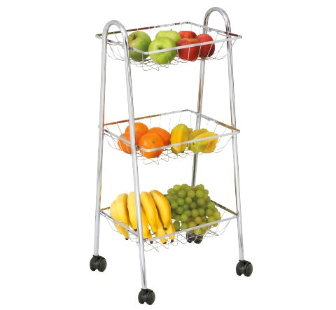 Fruteira de Chão: Alta Capacidade para Frutas e Legumes
