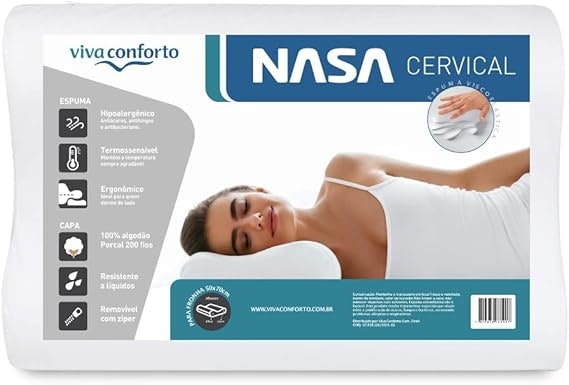 Para um Suporte Personalizado, Opte por Travesseiro para Dormir de Lado da NASA