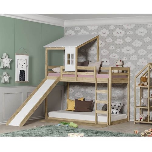 Beliche com Escorregador: para os Pequenos Compartilharem o Quarto