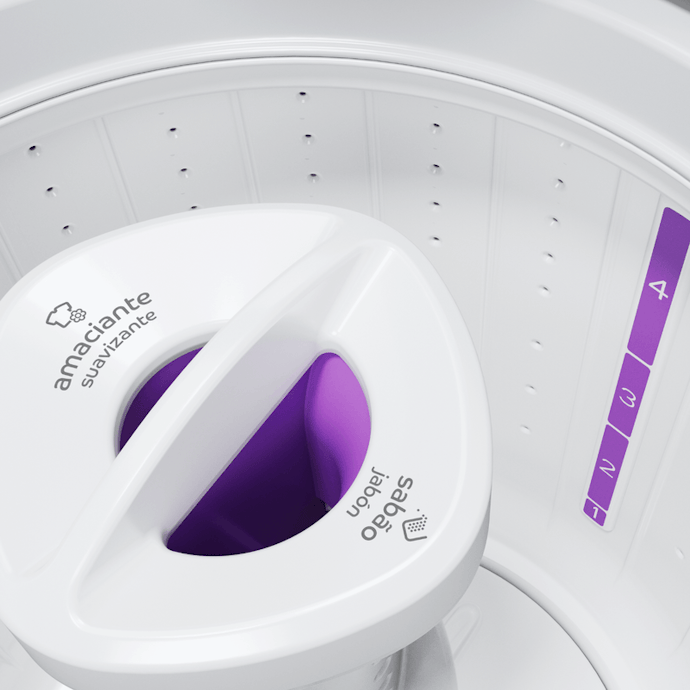 Se Quer Secagem Rápida e Conveniência: Função “Mais Secas”, Nível Fácil e Duo Dispenser