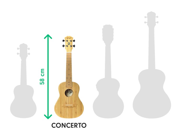 Ukulele Concerto: Oferece uma Projeção de Som Mais Aberta