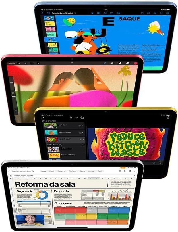 Busca Usabilidade e Imersão? O iPad (10ª Geração) Tem Tela Cheia e Boa Ergonomia