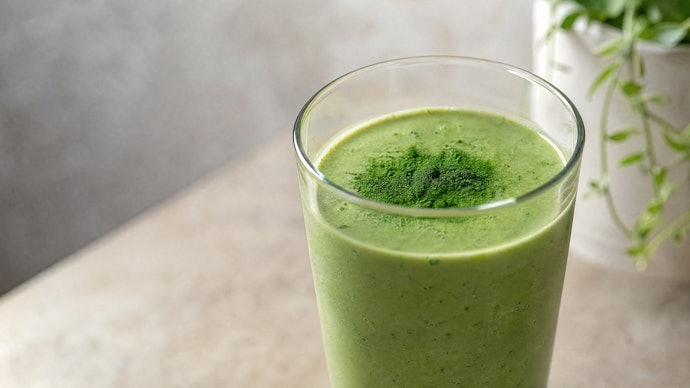 Para Misturar em Sucos, Smoothies e Receitas, Prefira Chlorella em Pó